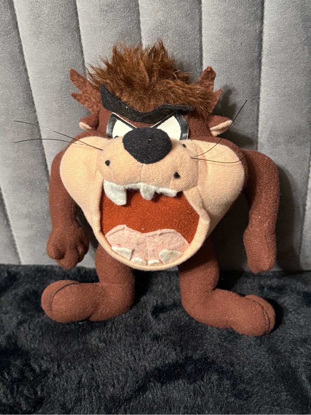 Vintage 1996 Taz Tasmanian Devil Plush Ace Novelty Looney Tunes Warner Bros Toy